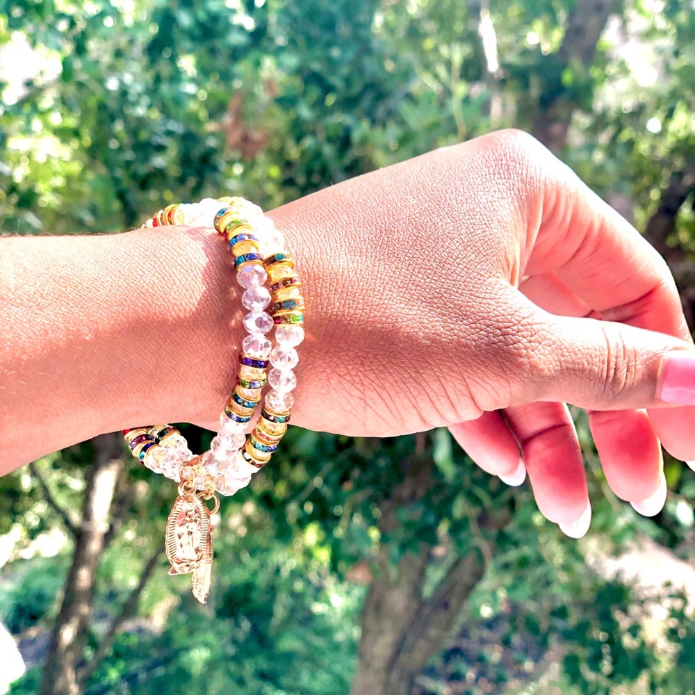 2 FOR 15$ bling spiritual bracelets